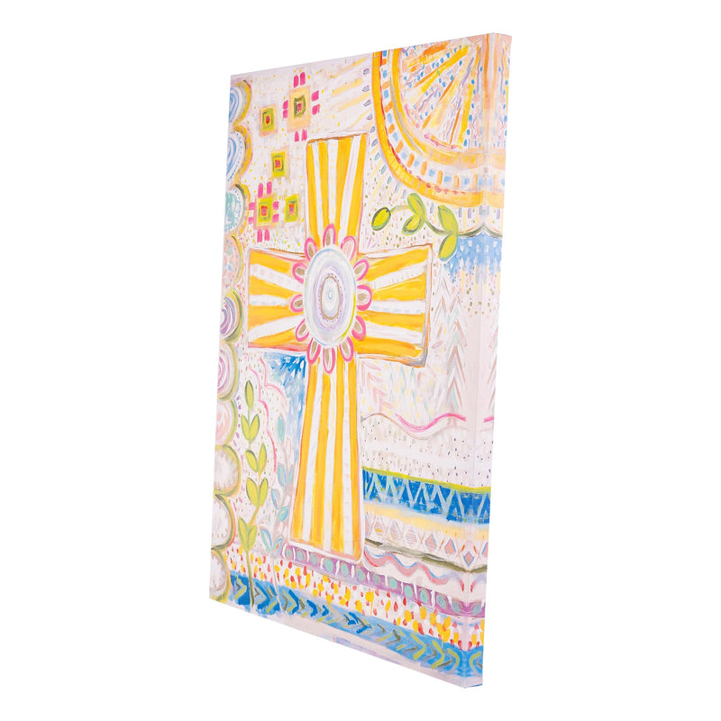 Cross Abstract Canvas