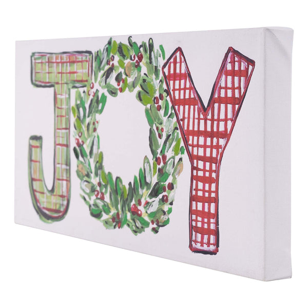 Joy Wreath Canvas