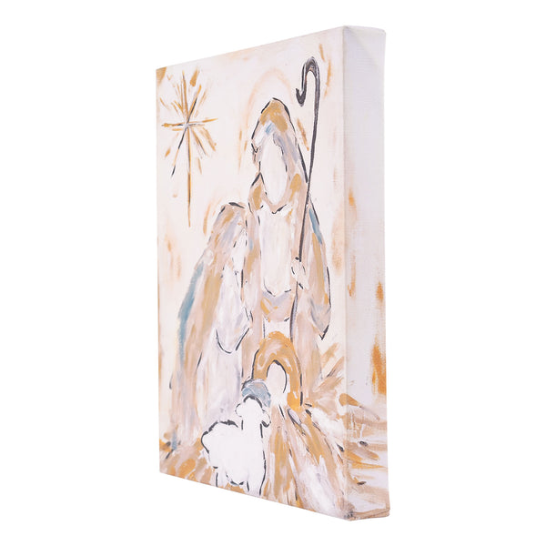 Neutral Nativity Canvas