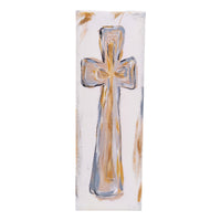 Neutral Cross Canvas