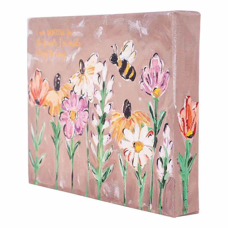 Wildflower Bee Canvas