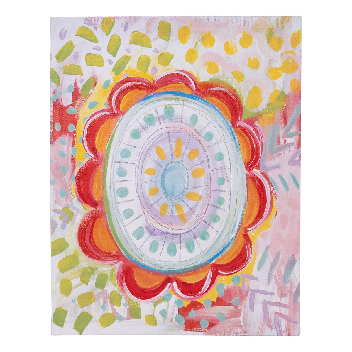 Joyful Flower Canvas