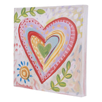 Hearts and Vines Canvas