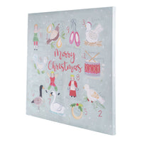 12 Days of Christmas Canvas