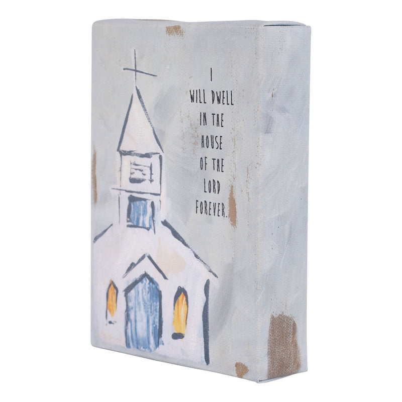 Dwell in the House of the Lord Church Canvas