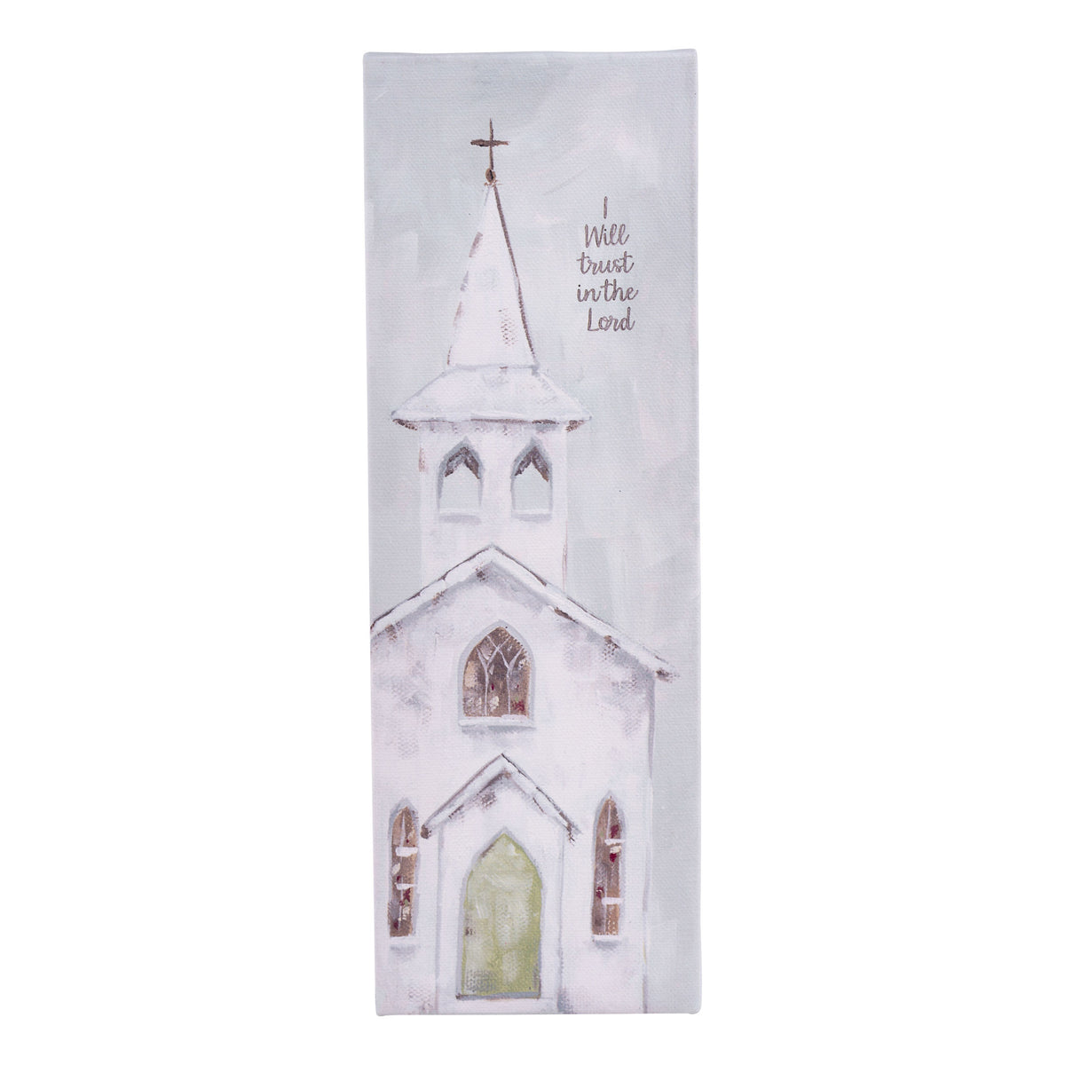 I Will Trust In the Lord Church Canvas