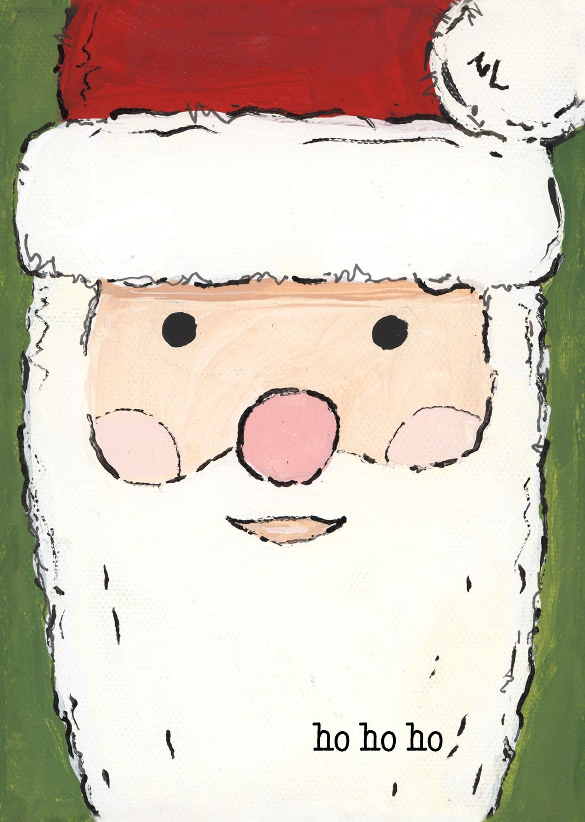 Ho Ho Ho Santa Canvas