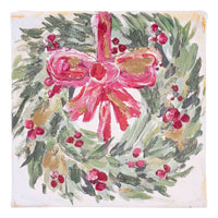 Holly Wreath Canvas