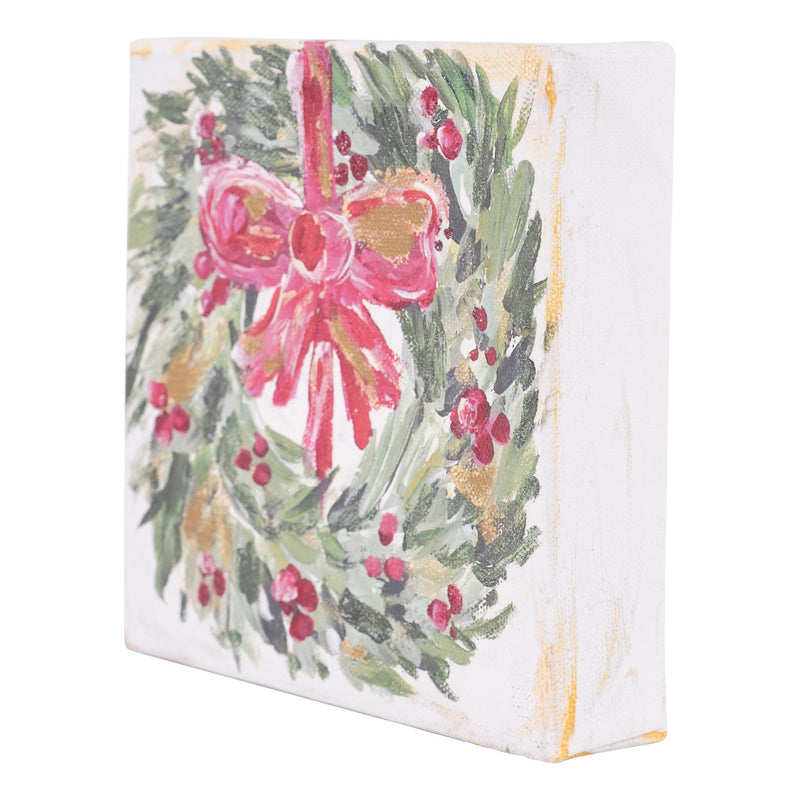 Holly Wreath Canvas