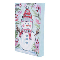Merry Snowman Canvas