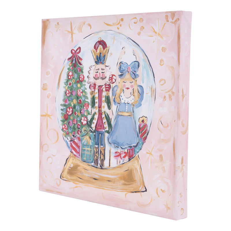 Nutcracker Snowglobe Canvas