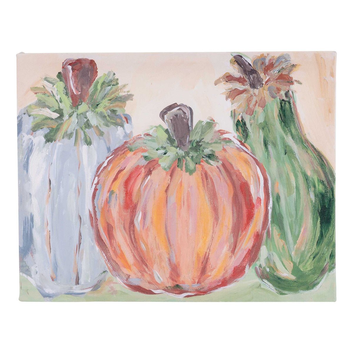 Trio Of Pumpkins Canvas
