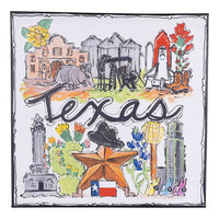 State of Texas Icon Canvas