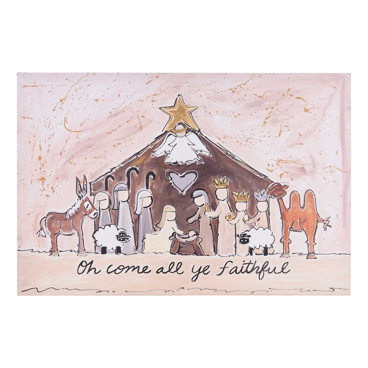 O Come All Ye Faithful Canvas
