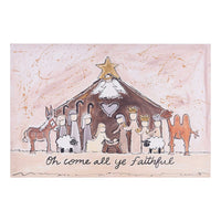 O Come All Ye Faithful Canvas