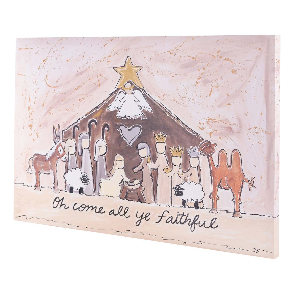 O Come All Ye Faithful Canvas