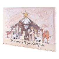 O Come All Ye Faithful Canvas