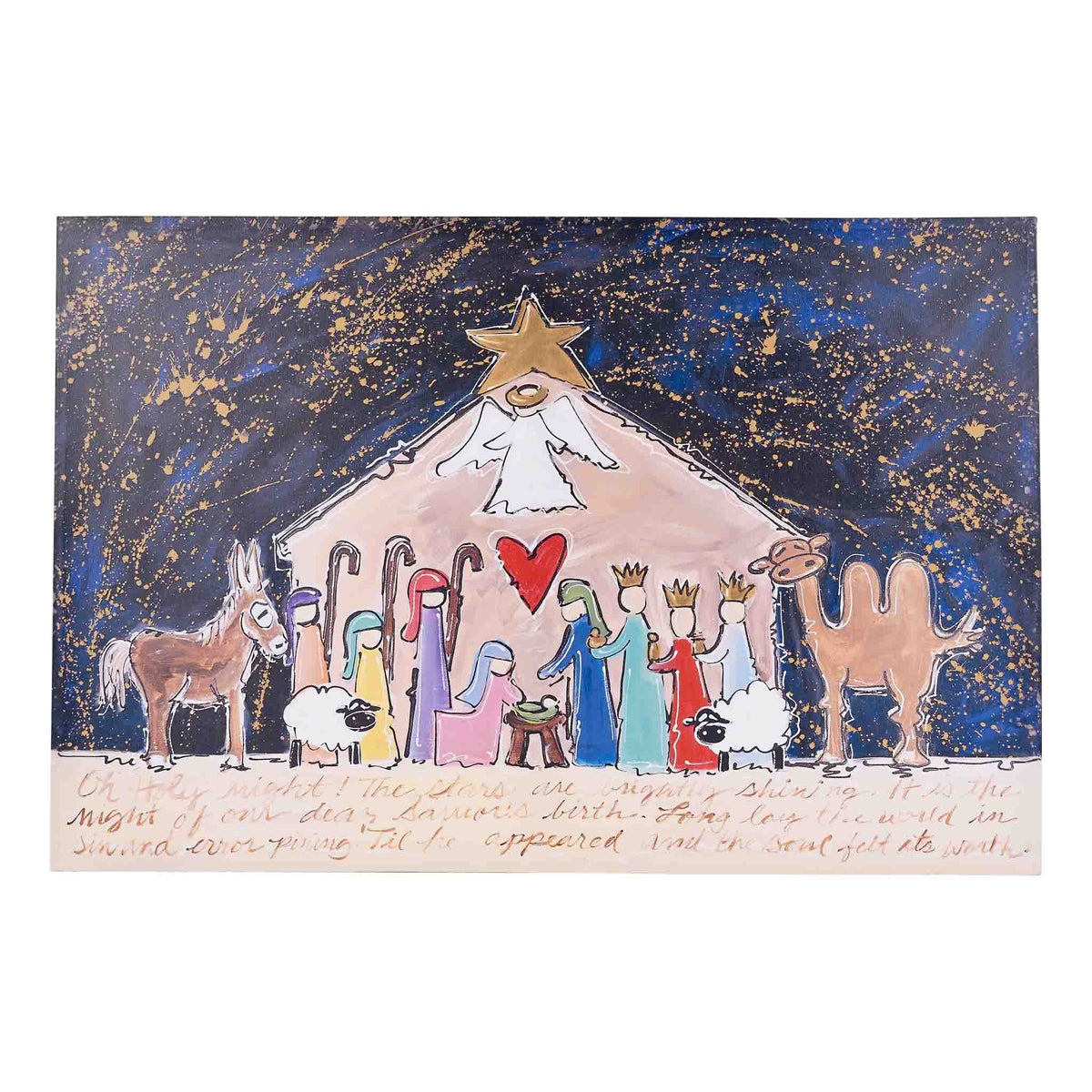 Stars Are Brightly Shining Canvas