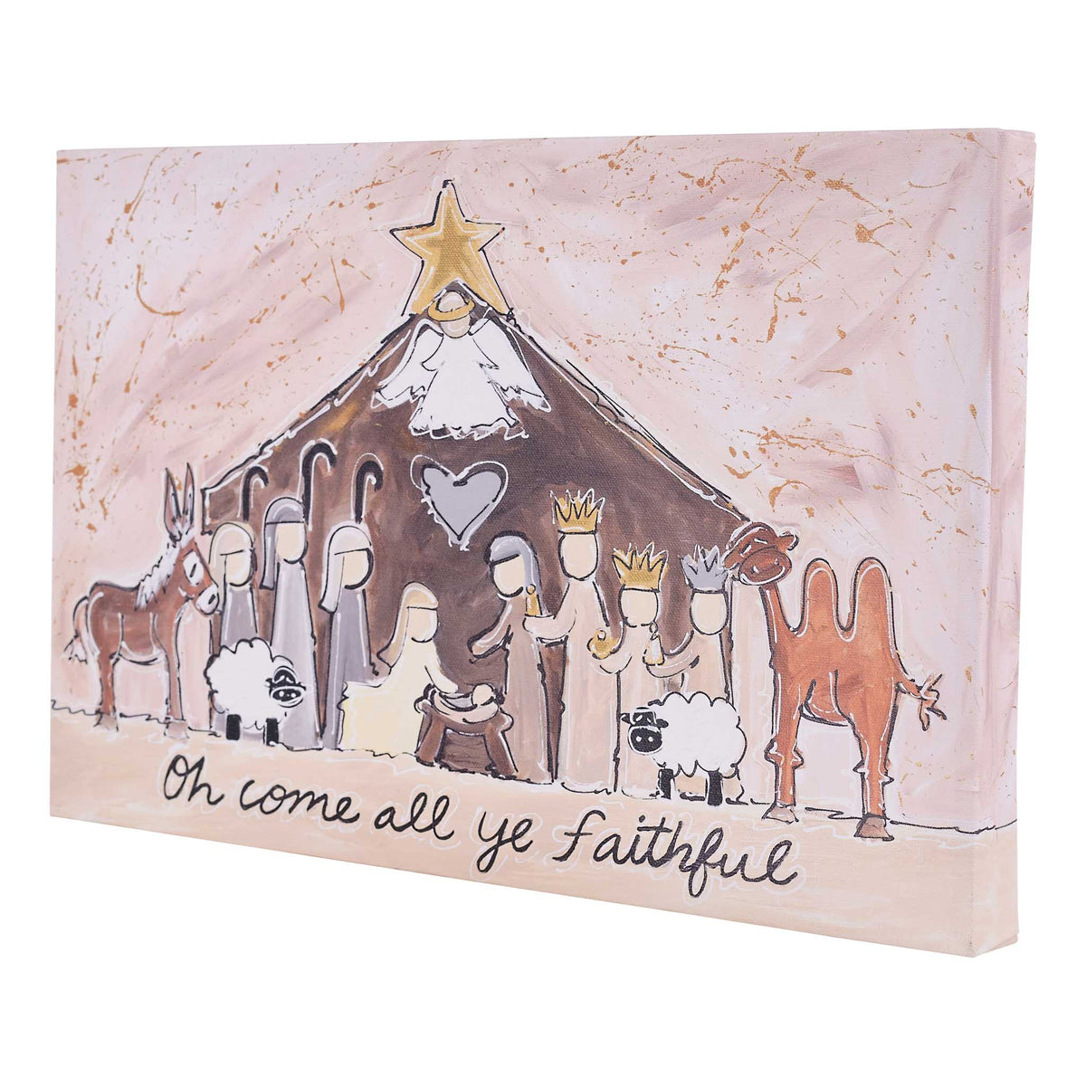 O Come All Ye Faithful Canvas Small