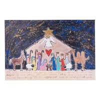 Stars Are Brightly Shining Canvas Small