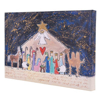 Stars Are Brightly Shining Canvas Small