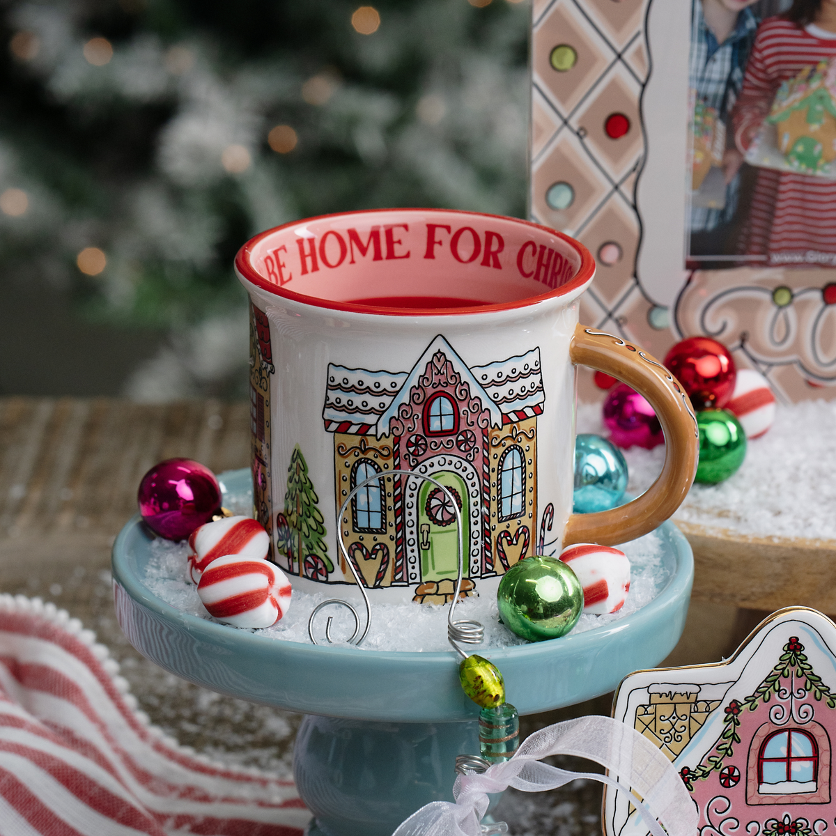 Home for Christmas Gingerbread Campfire Mug