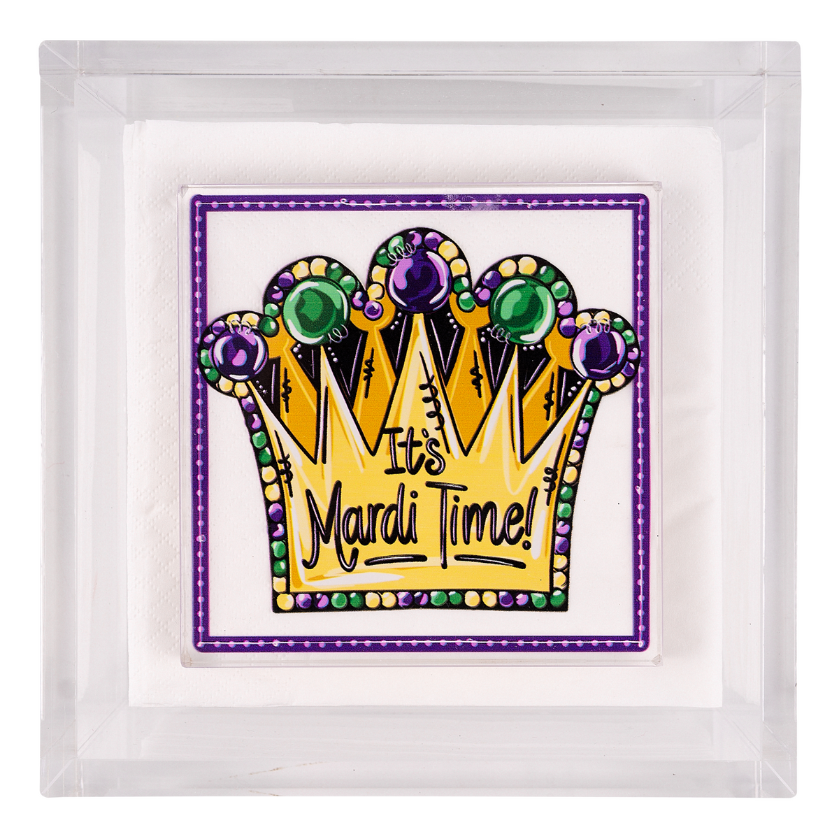 Mardi Time Crown Napkin Weight