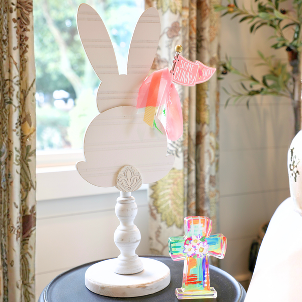 Some Bunny Loves You Flag Topper