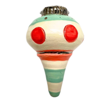 Vintage Polka Dot Ornament