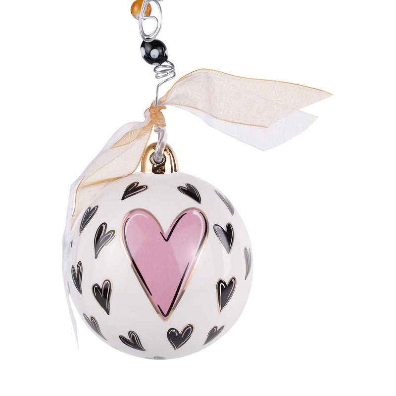 Merry and Married Heart Ornament