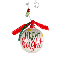 Meowy and Bright Cat Ornament