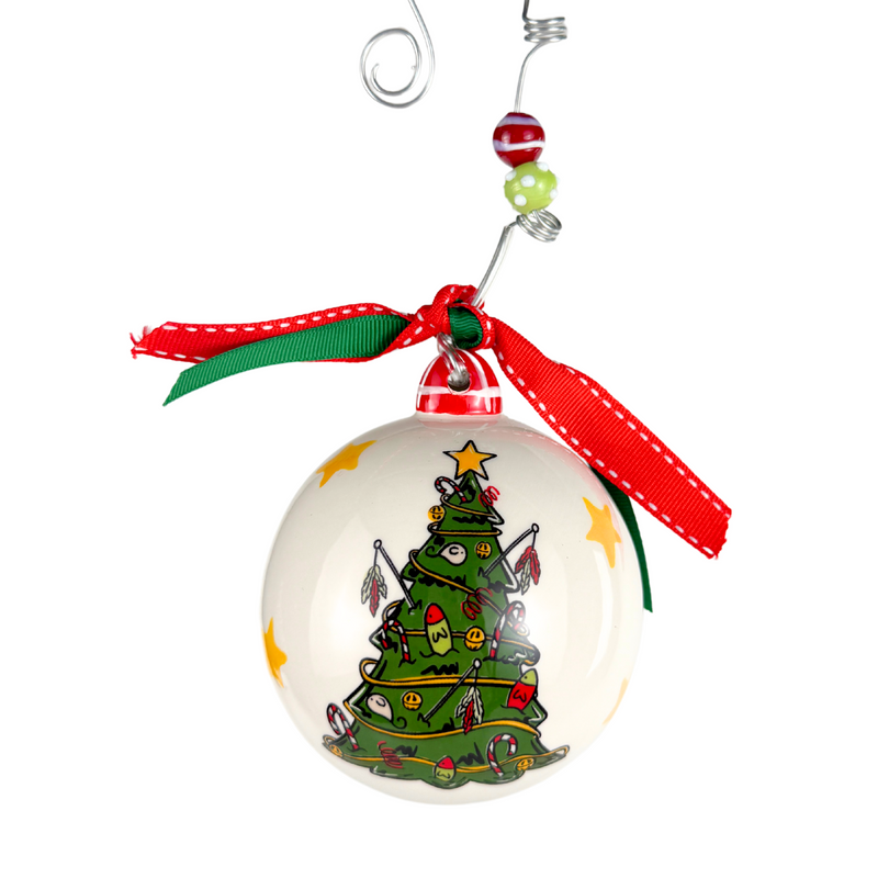 Meowy and Bright Cat Ornament