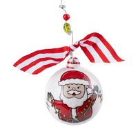 Deck the Halls Santa Lights Ornament