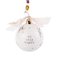 Gold Star Oh Holy Night Ornament