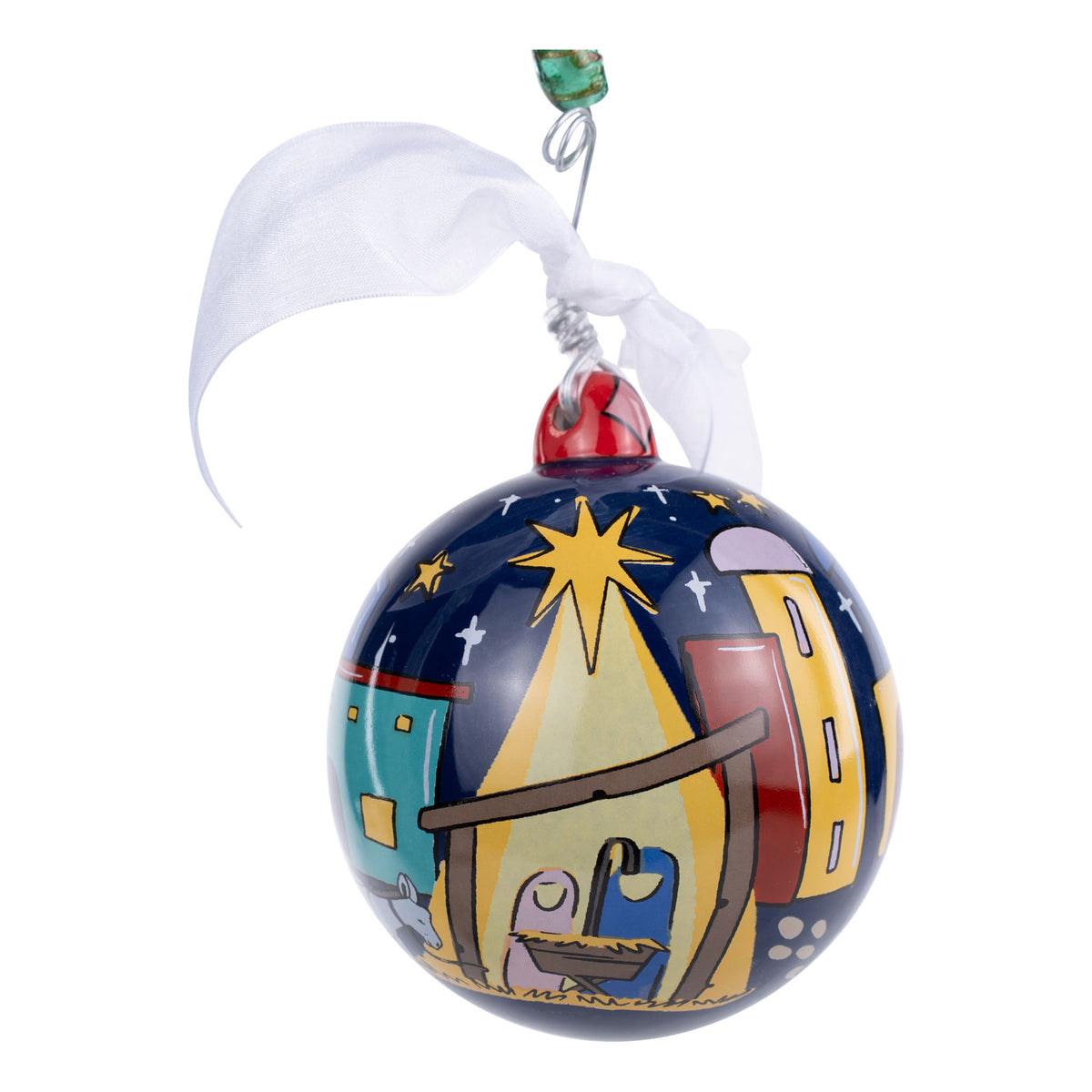 Colorful Nativity Ornament