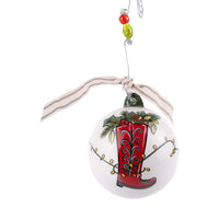 Ho Ho Howdy Santa Ornament