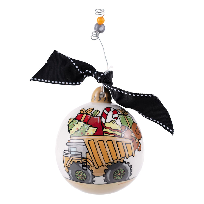 Loads of Christmas Cheer Dumptruck Ornament