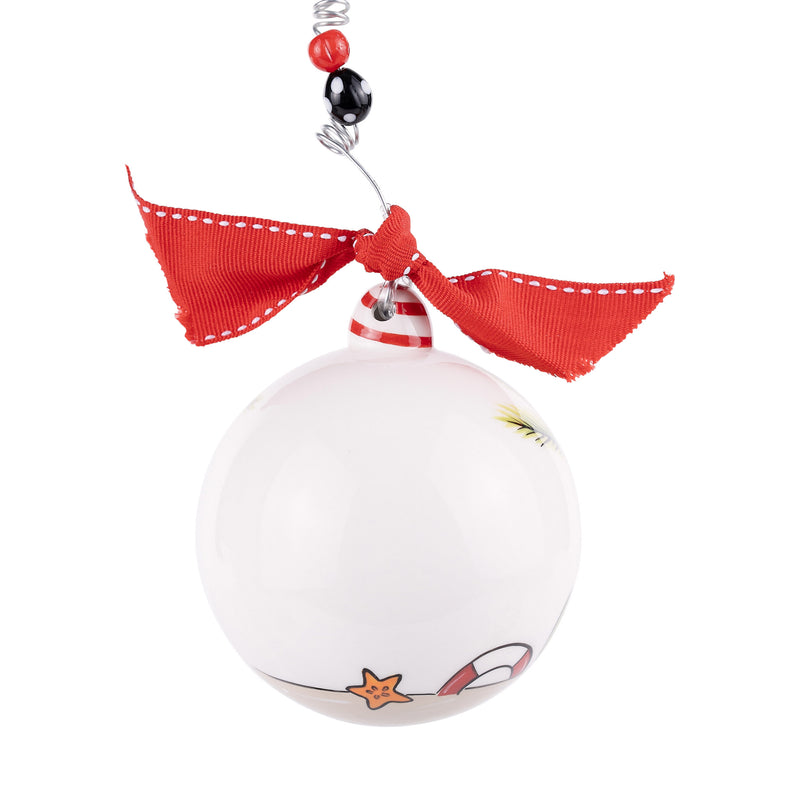 Sand Snowman Ornament