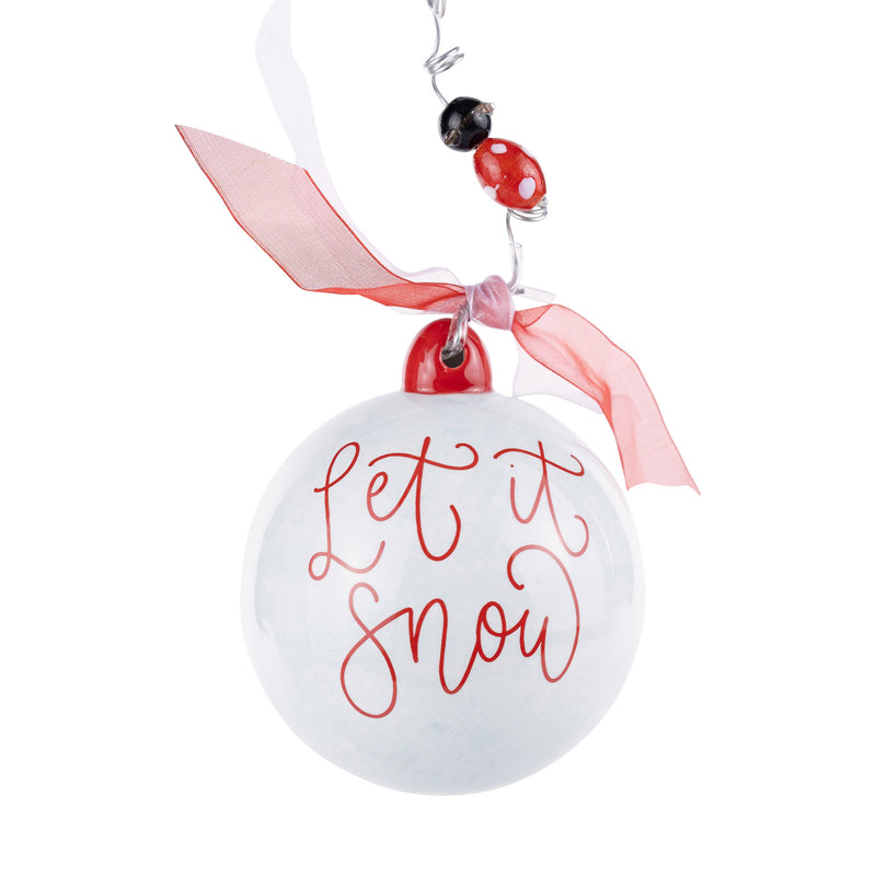 Snowman Let It Snow Ornament