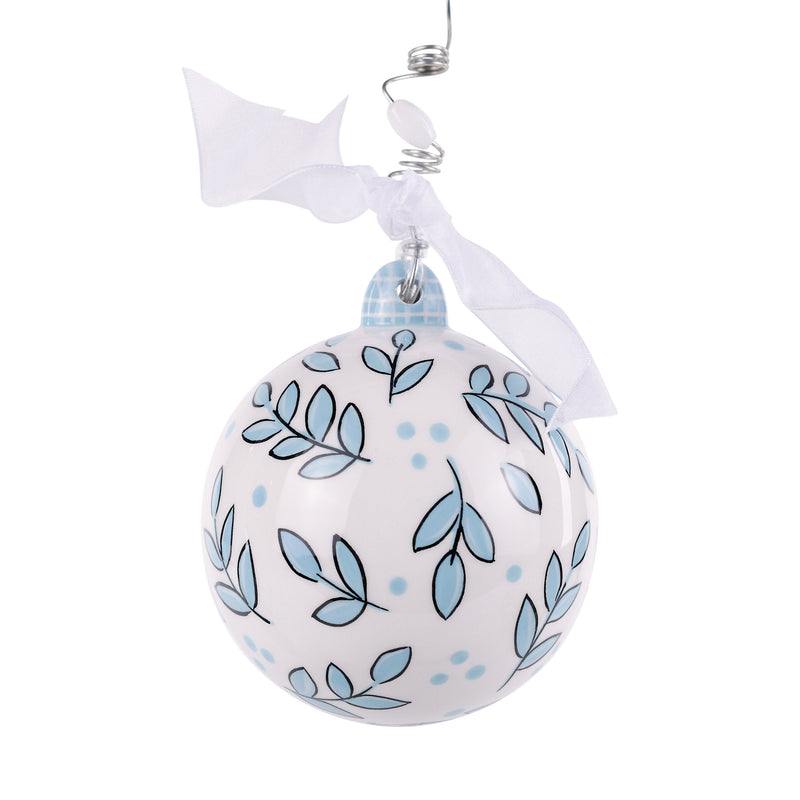 Blue Bowtie 1st Christmas Ornament