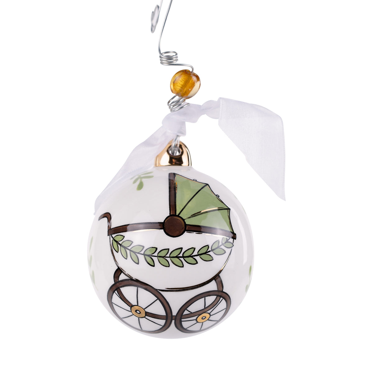 Mark Baby’s First Christmas with Carriage Ornament