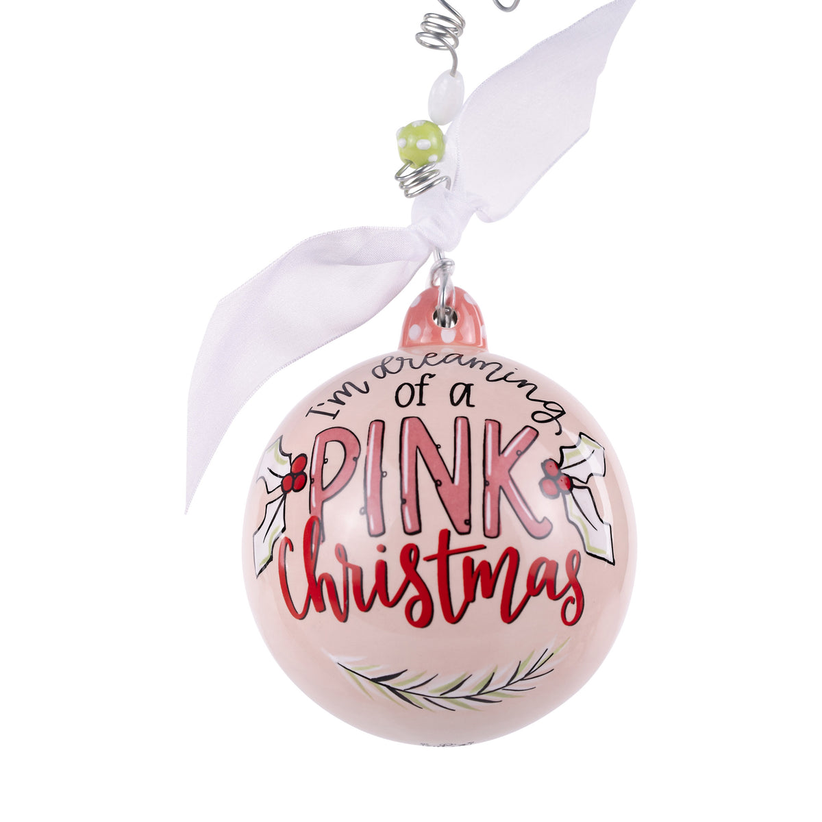 Pink Christmas Ornament