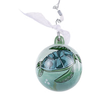 Blue Sea Turtle Ornament