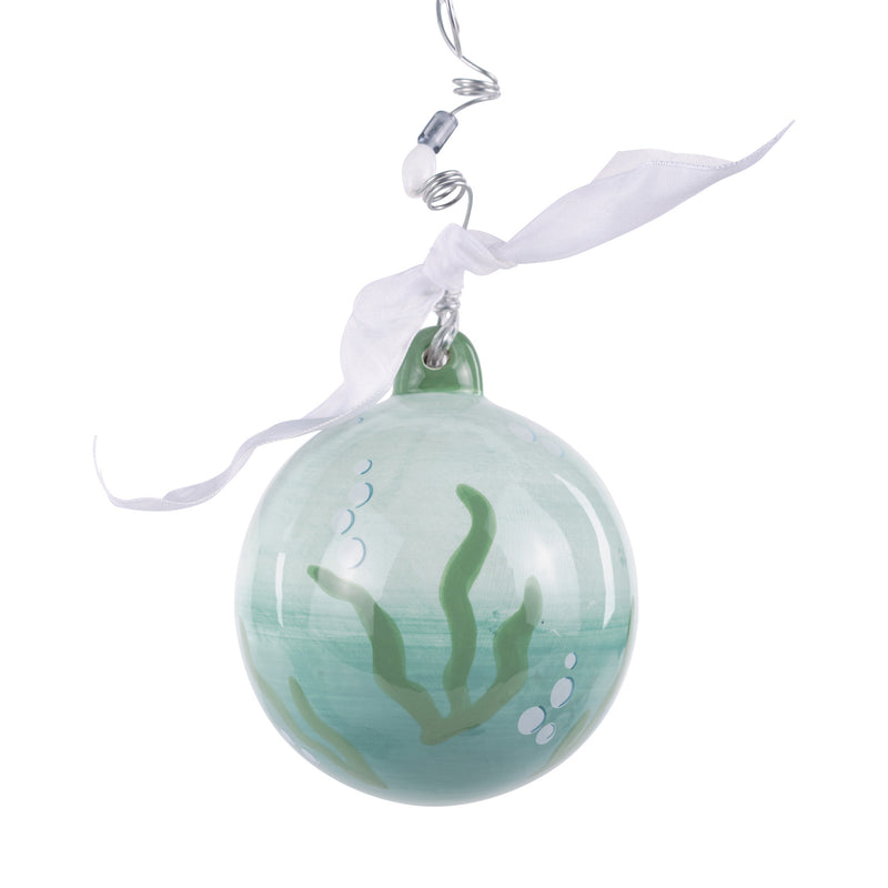 Blue Sea Turtle Ornament