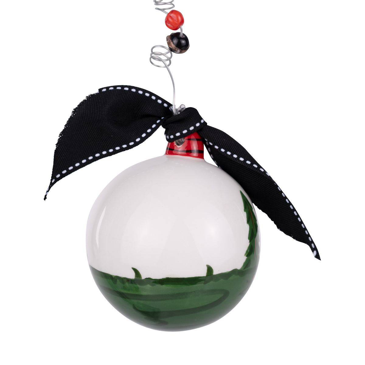 Beary Merry Black Bear Ornament
