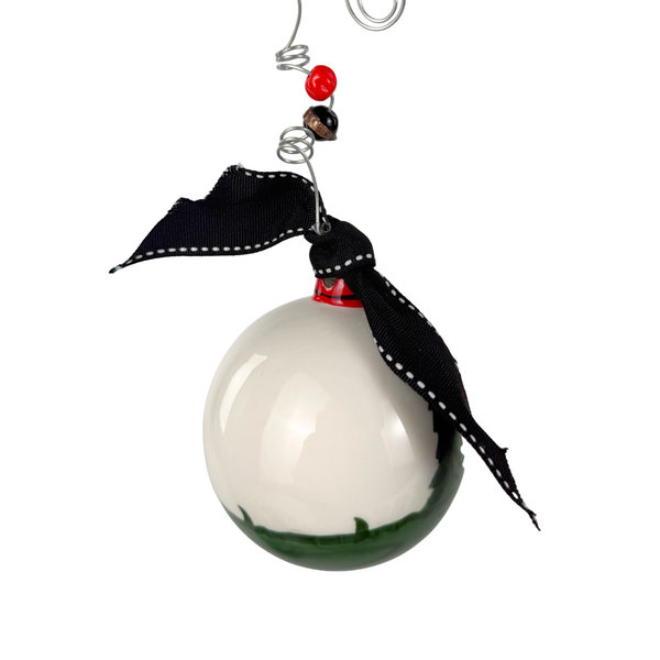 Beary Merry Black Bear Ornament