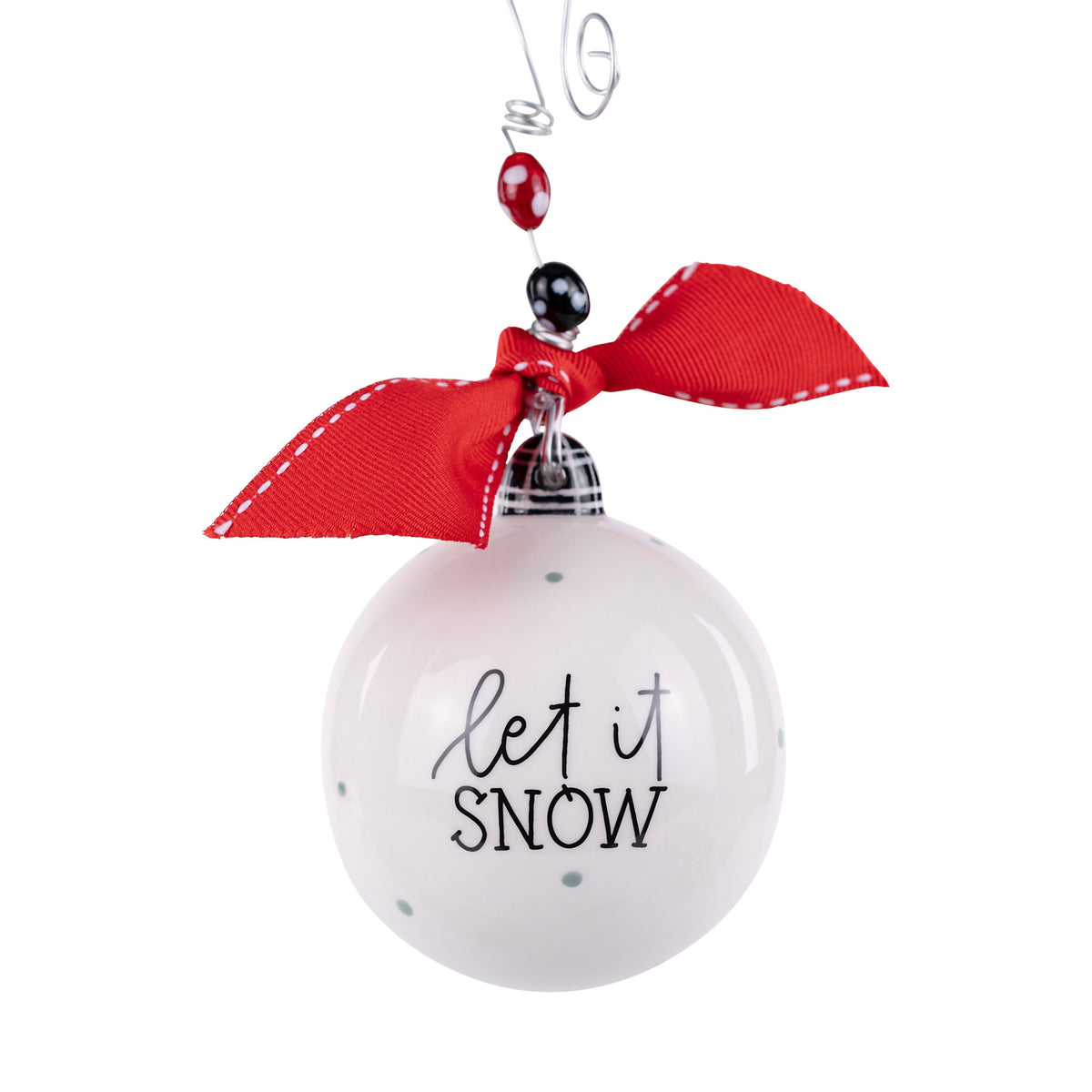 Snowman with Scarf Ornament