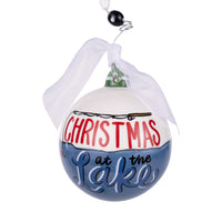 Lake Life with Santa Ornament