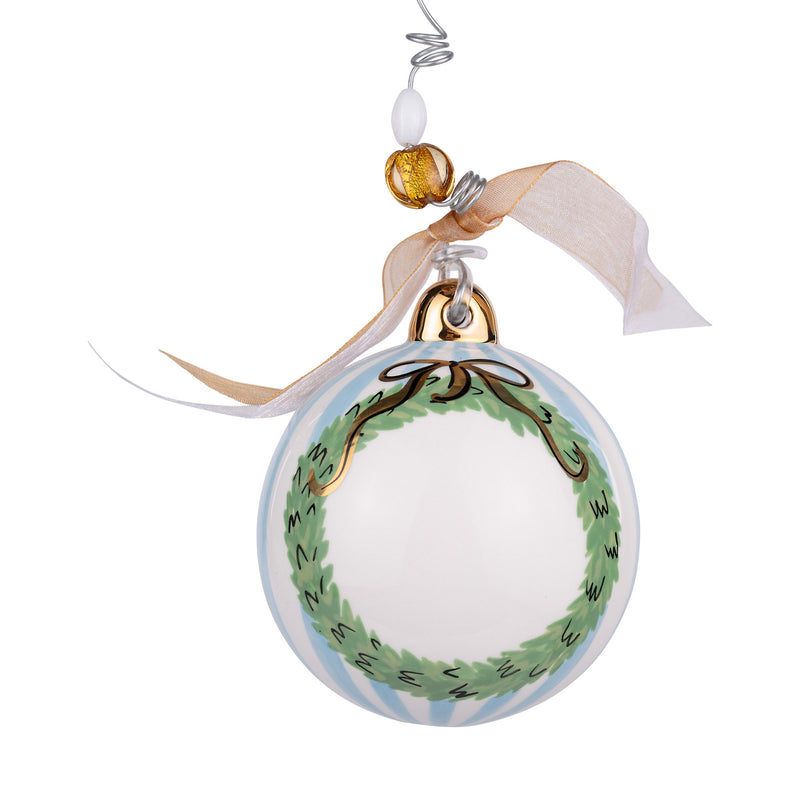 Our First Christmas Wreath Ornament