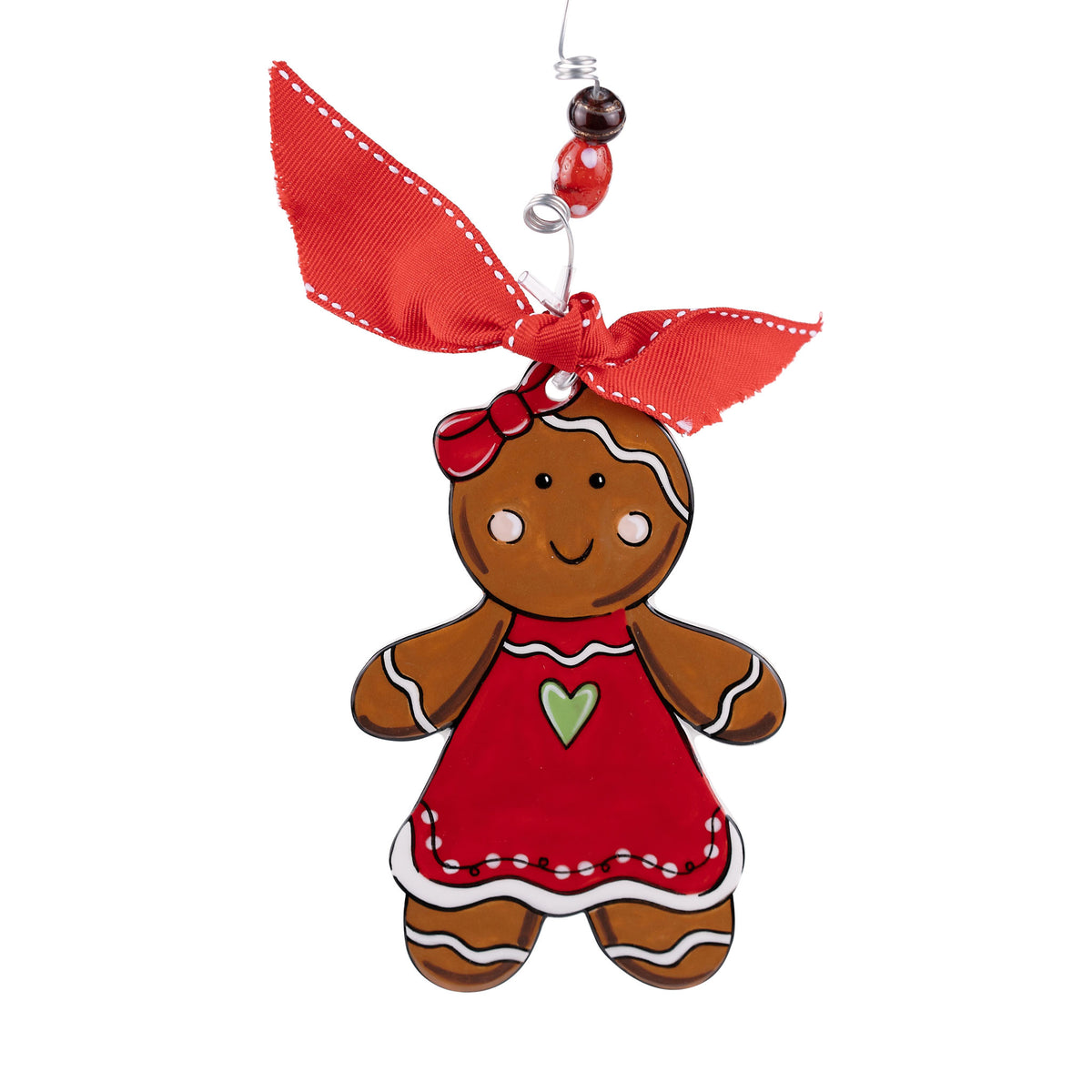 Gingerbread Girl Flat Ornament